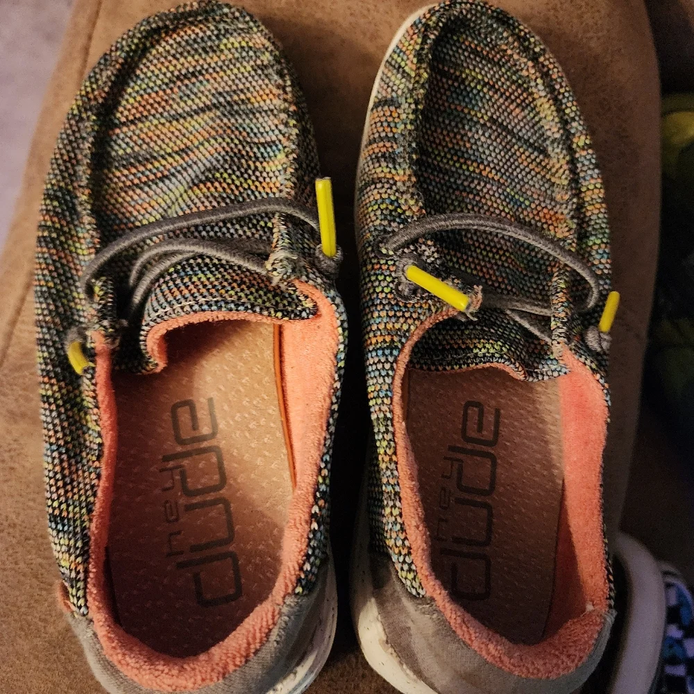 Hey Dude Pink Moccasins Comfortable Slip-On Shoes